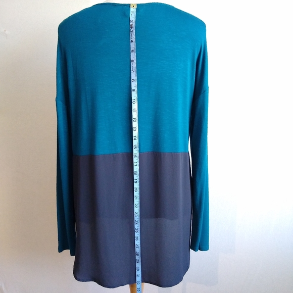 Anthropologie Meadow Rue Mela Colorblock Tunic Top - Picture 9 of 11